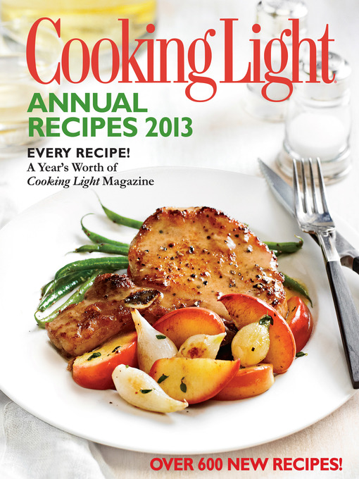 Cover image for Cooking Light Annual Recipes 2013
